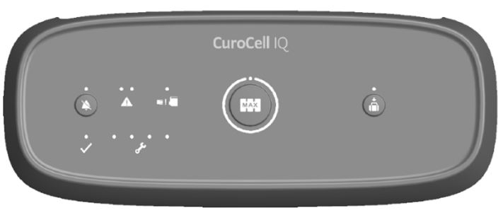 Bild på kontrollpanel IQ till luftmadrass CuroCell