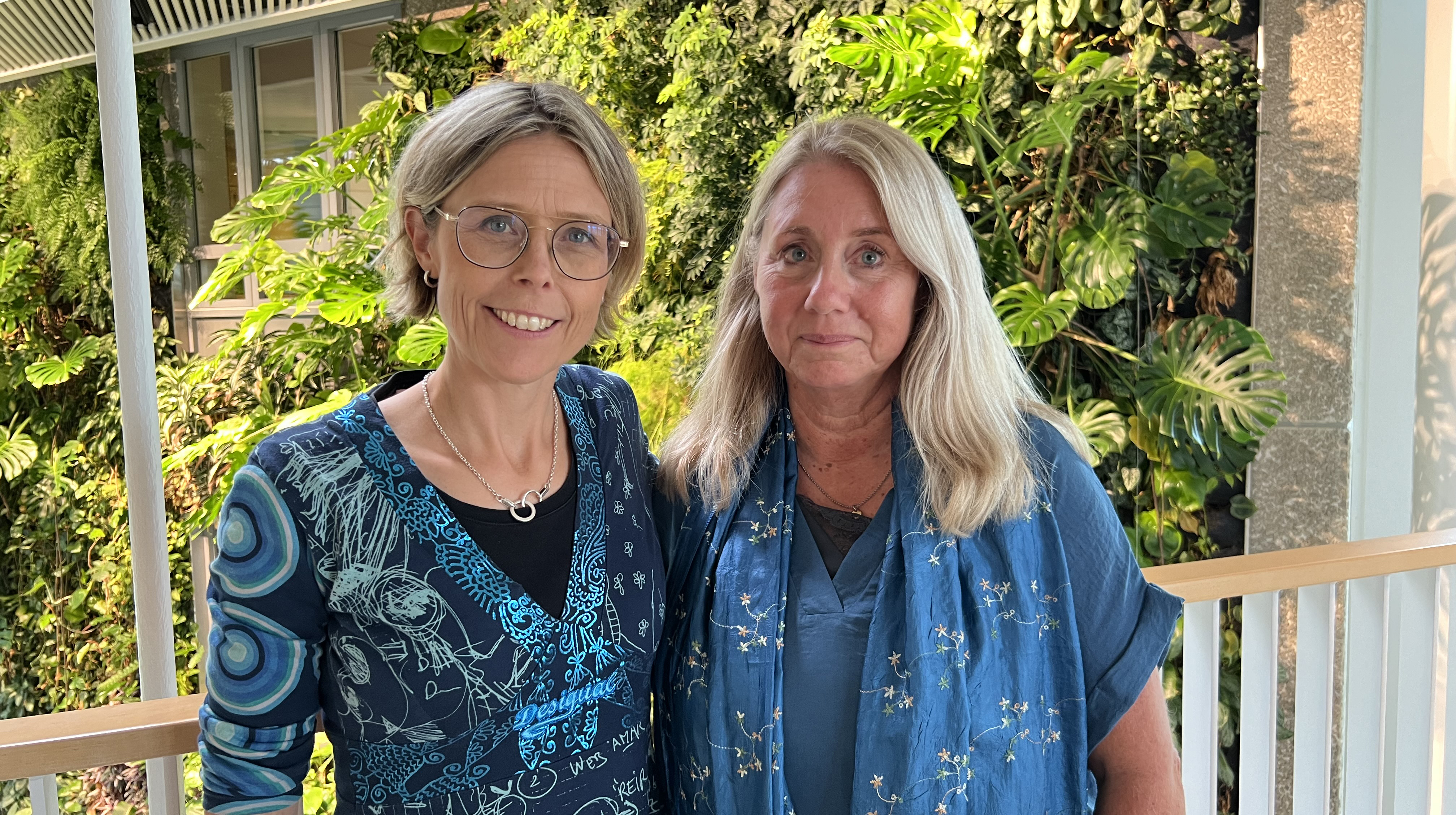 Föreläsare Jenny Forsberg och Anna Spångeus.