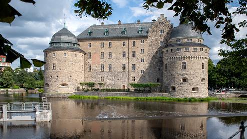 Örebro, slott, svartån, centrum