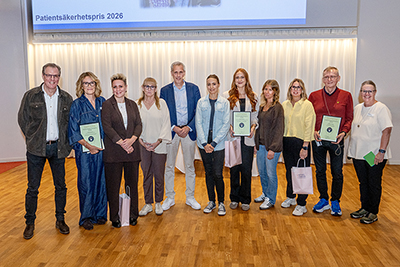 Alla vinnare av patientsäkerhetspriset 2026