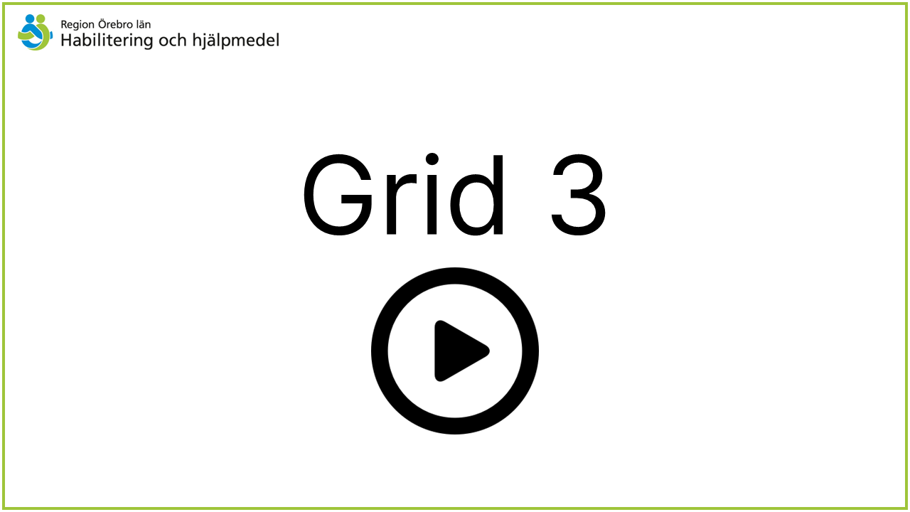 En vit bild med text Grid 3 och en ring och pil i svart