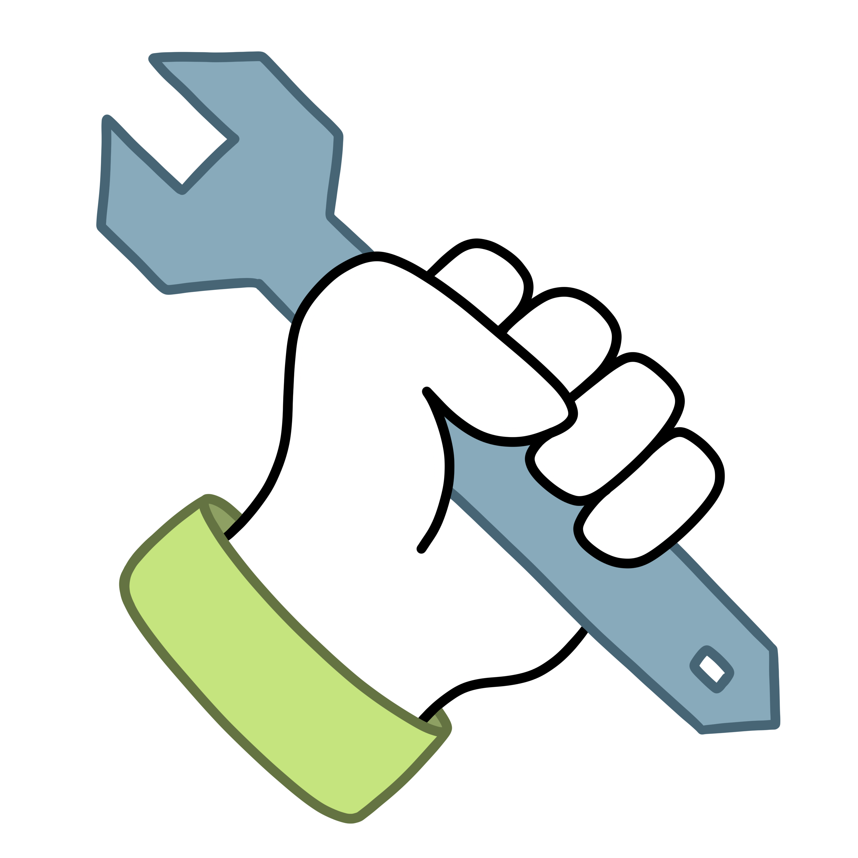 En illustration på en hand som håller i en skiftnyckel.