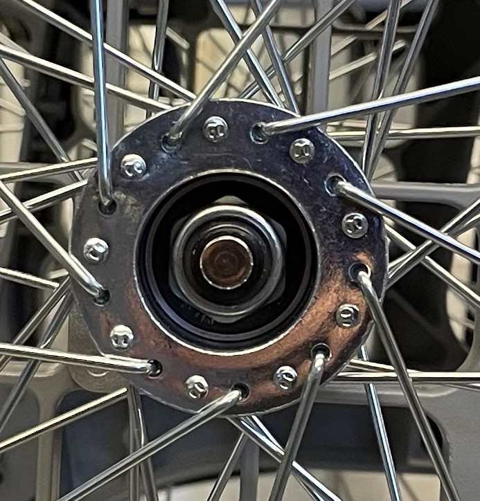 Foto närbild nav drivhjul C5